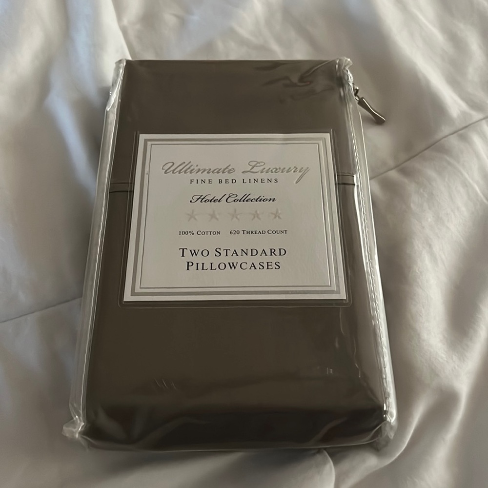 Ultimate Luxury Hotel Collection Pillowcases - Moss Green Bed Bath and Beyond